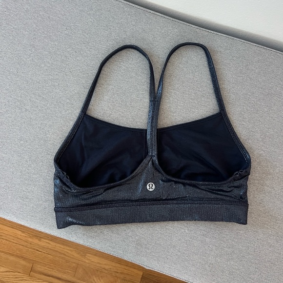 Lululemon Flow Y Bra size 6 Ribbed Shine - Picture 4 of 4